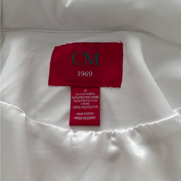 Ciao Milano Women's White rain Jacket - Picture 4 of 6